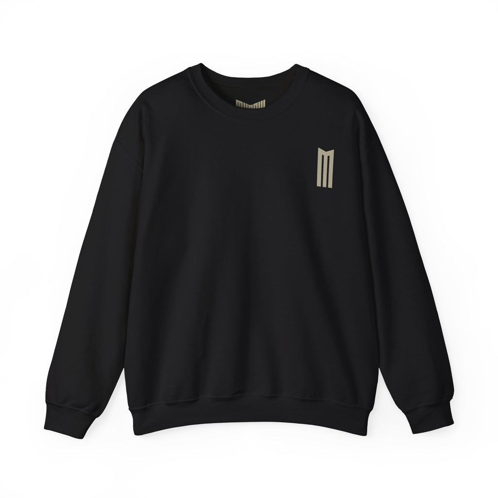 FELPA MHADLY GIROCOLLO 50% COTONE/50% POLIESTERE COLORE NERO