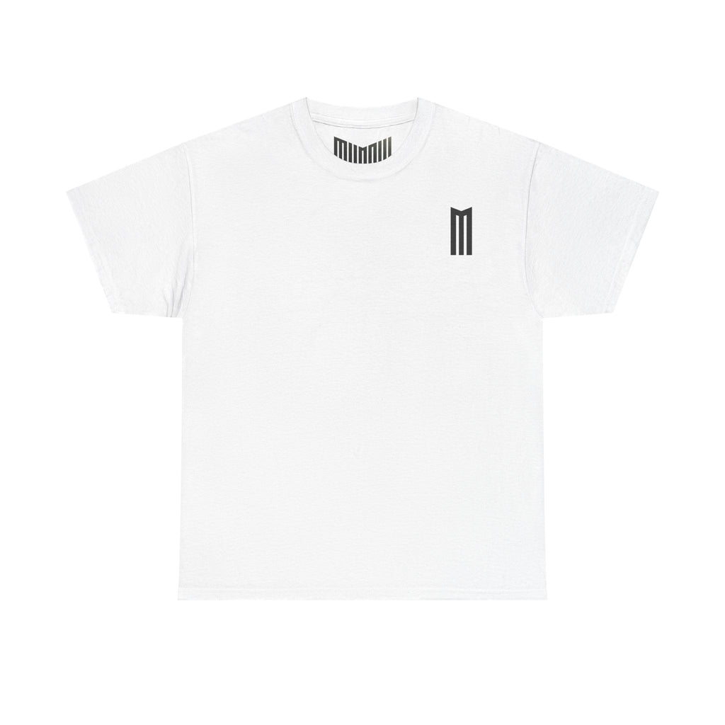 T-SHIRT MHADLY GIROCOLLO 100% COTONE COLORE BIANCO