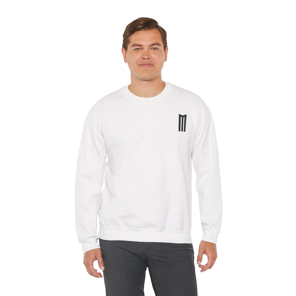 FELPA MHADLY GIROCOLLO 50% COTONE/50% POLIESTERE COLORE WHITE