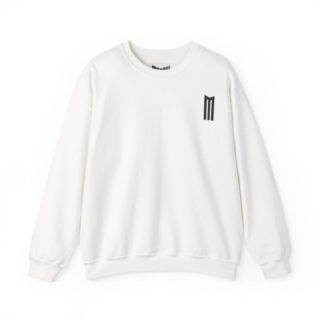 FELPA MHADLY GIROCOLLO 50% COTONE/50% POLIESTERE COLORE WHITE