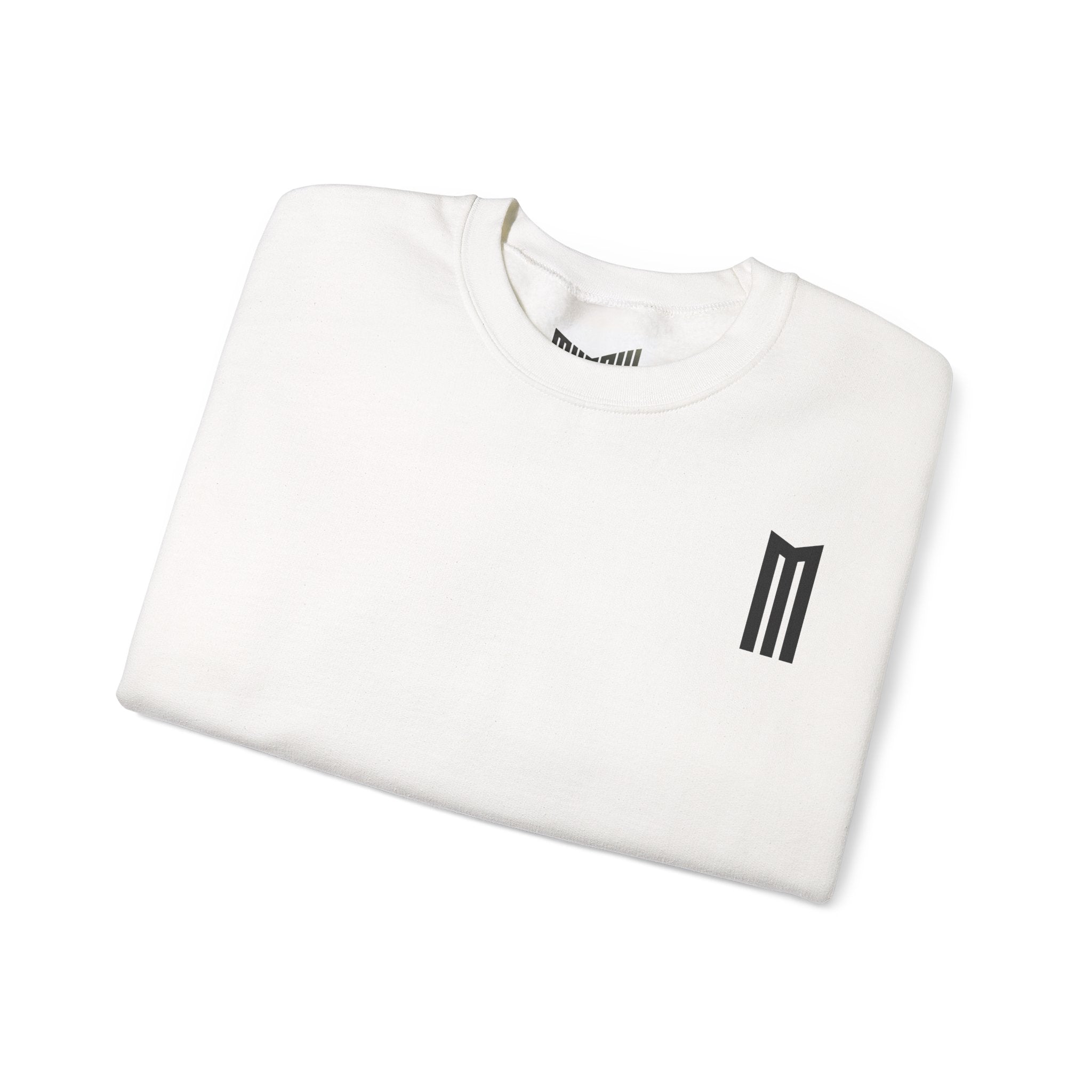FELPA MHADLY GIROCOLLO 50% COTONE/50% POLIESTERE COLORE WHITE