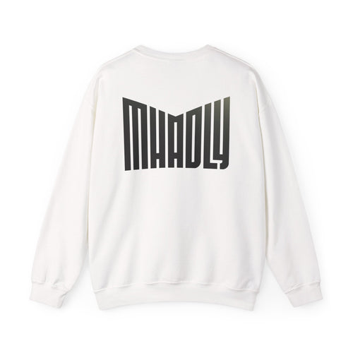 MHADLY CREW-NECK SWEATSHIRT 50% COTTON/50% POLYESTER WHITE