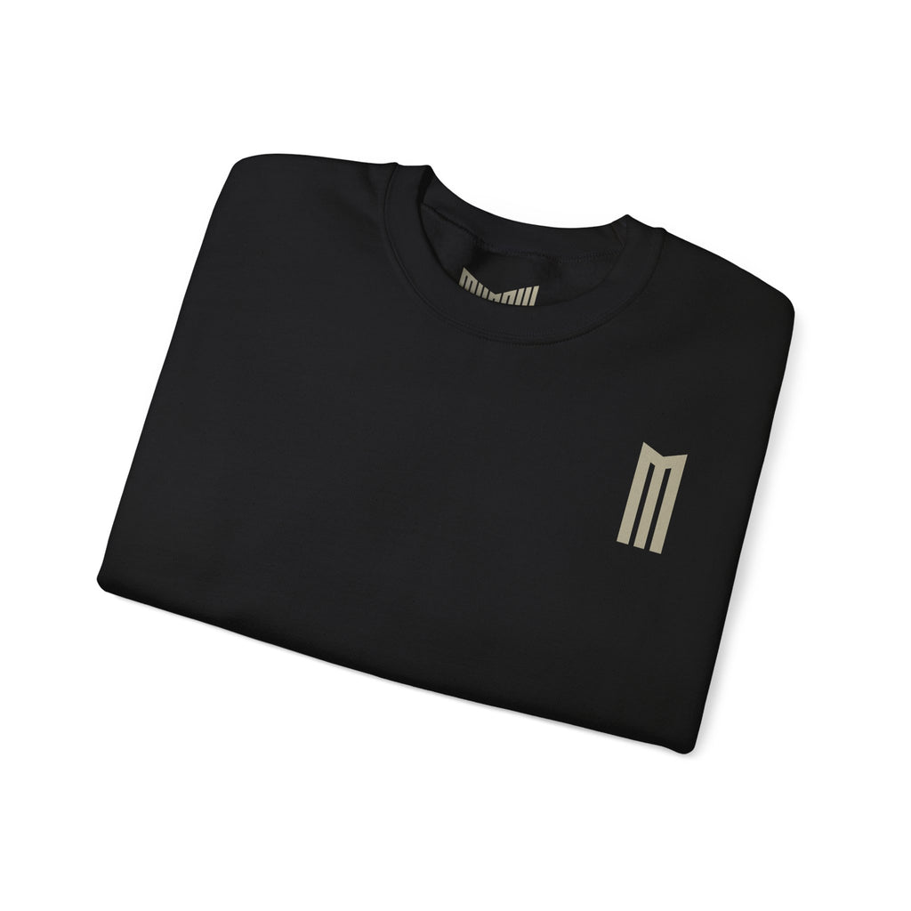 FELPA MHADLY GIROCOLLO 50% COTONE/50% POLIESTERE COLORE NERO