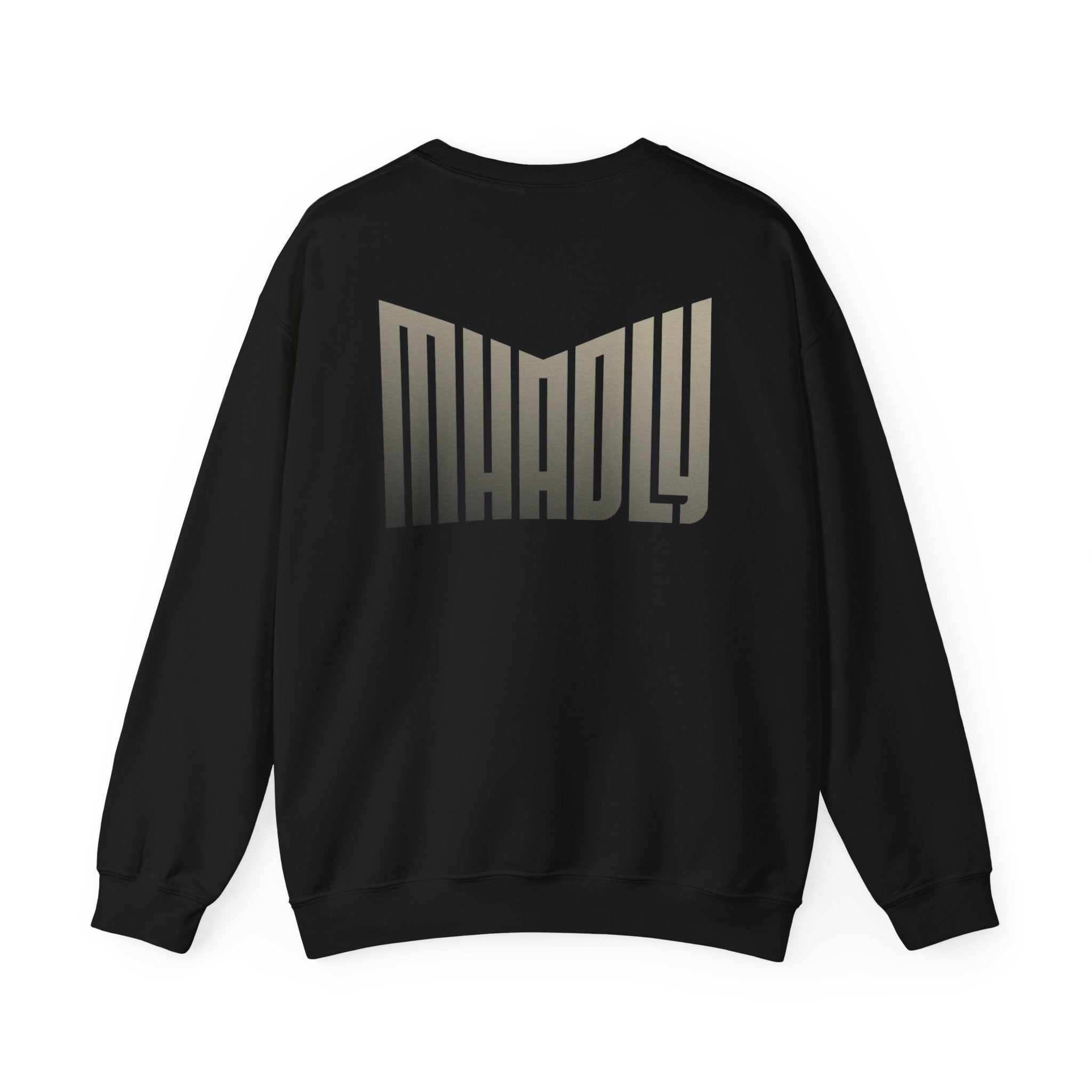 FELPA MHADLY GIROCOLLO 50% COTONE/50% POLIESTERE COLORE NERO