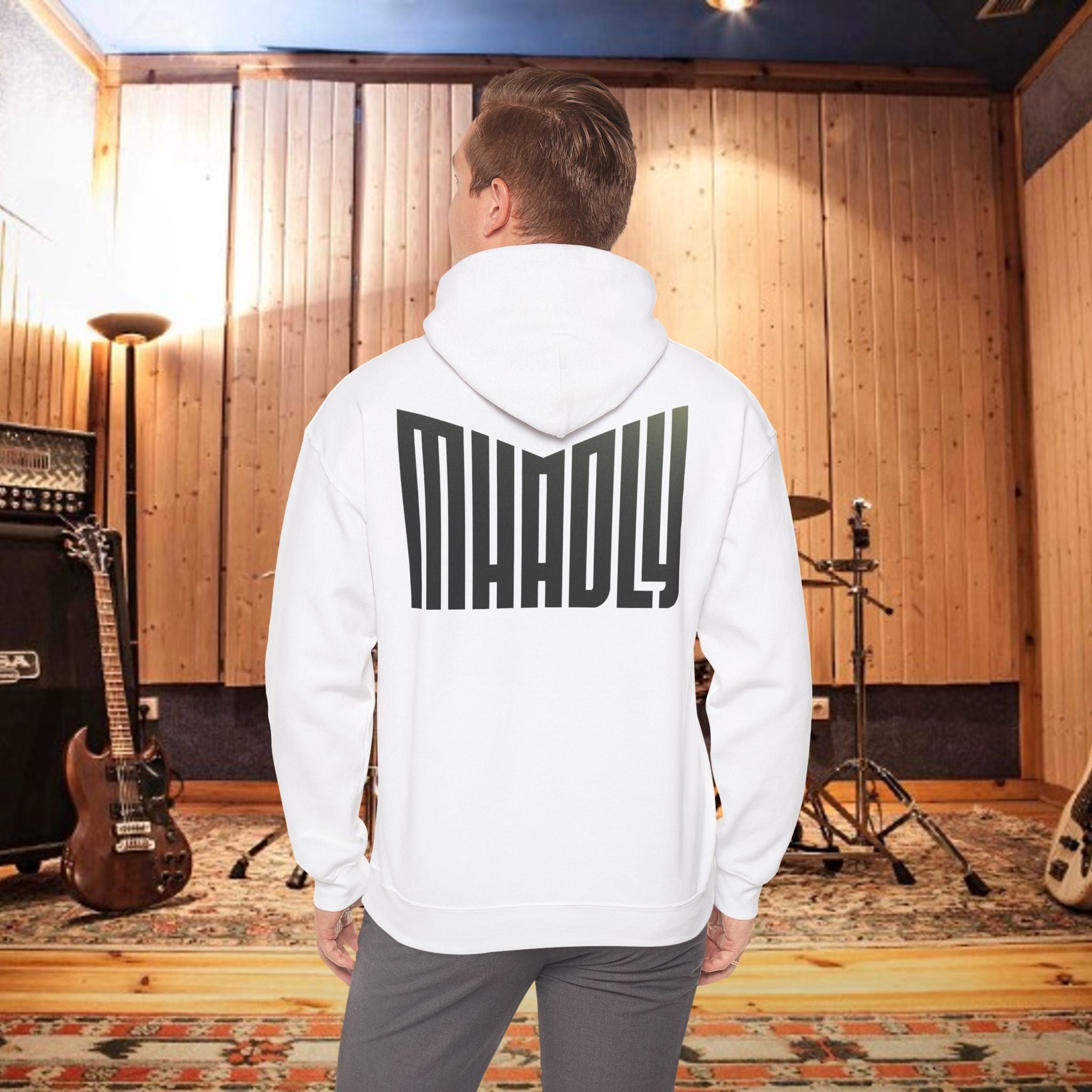 HOODIE MHADLY 40% COTONE 60% POLIESTERE COLORE WHITE