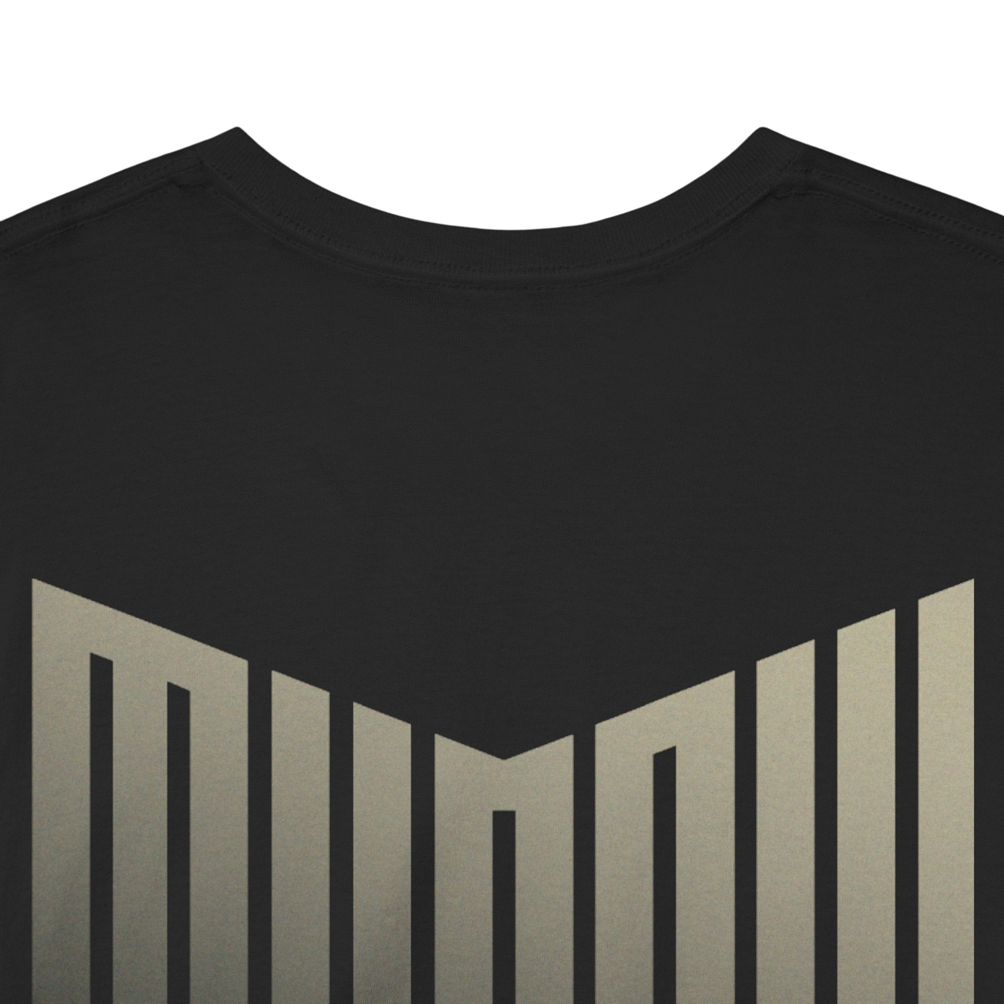 MHADLY CREW-NECK T-SHIRT 100% COTTON BLACK