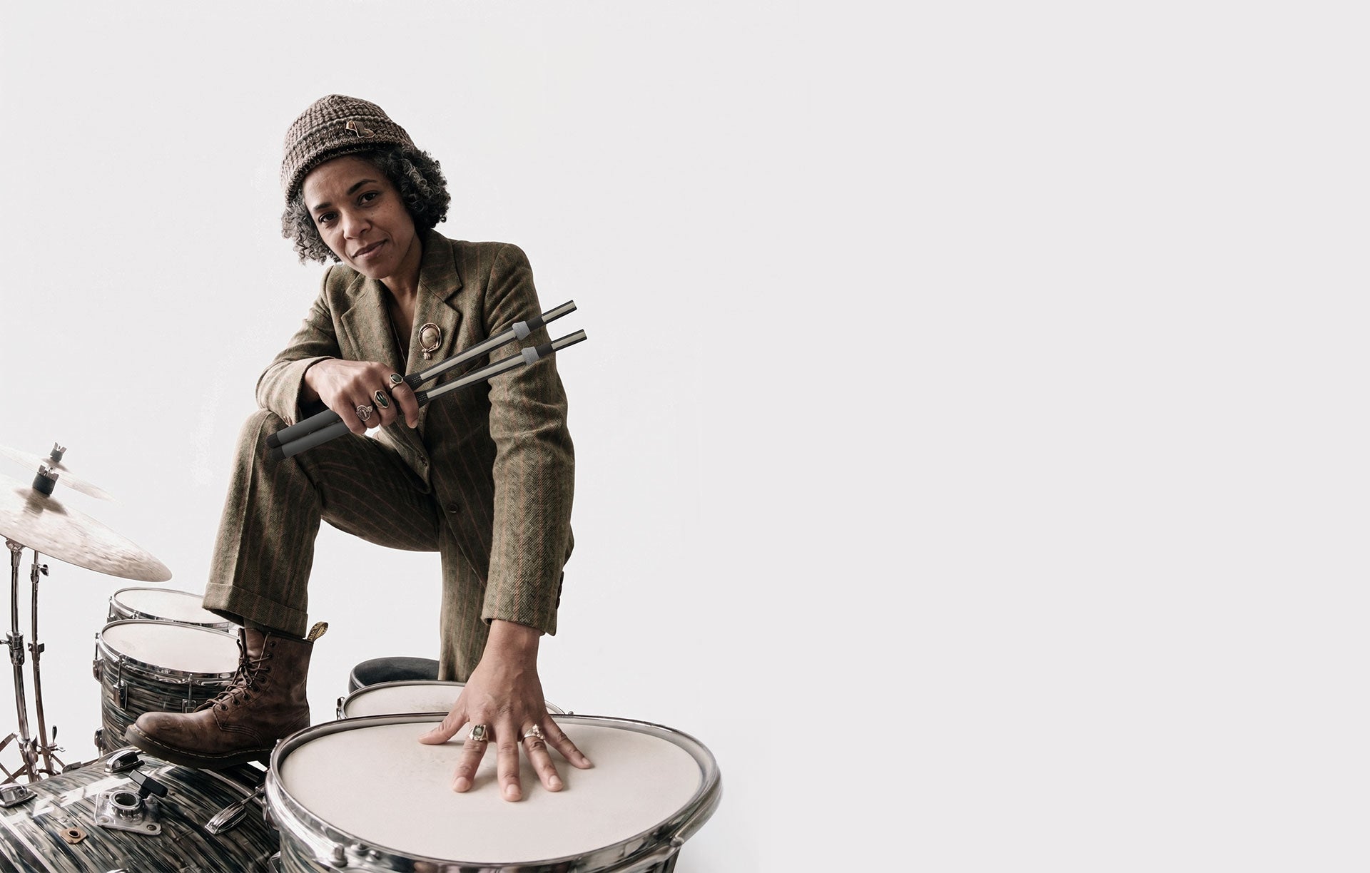bacchette batteria professionali con multi terminali simmetrici o misti- tecnologia mhadly - strumenti musicali per percussioni