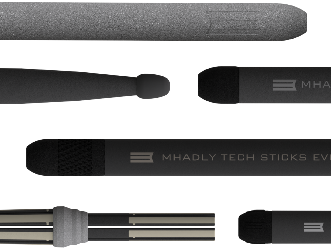 professional percussion drumsticks with mixed or symmetrical terminals - mhadly musical instruments