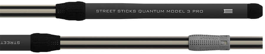 Street Sticks Quantum Model Three Pro, bacchette batteria con 5 terminali lineari per una risposta sonora decisa e un suono articolato