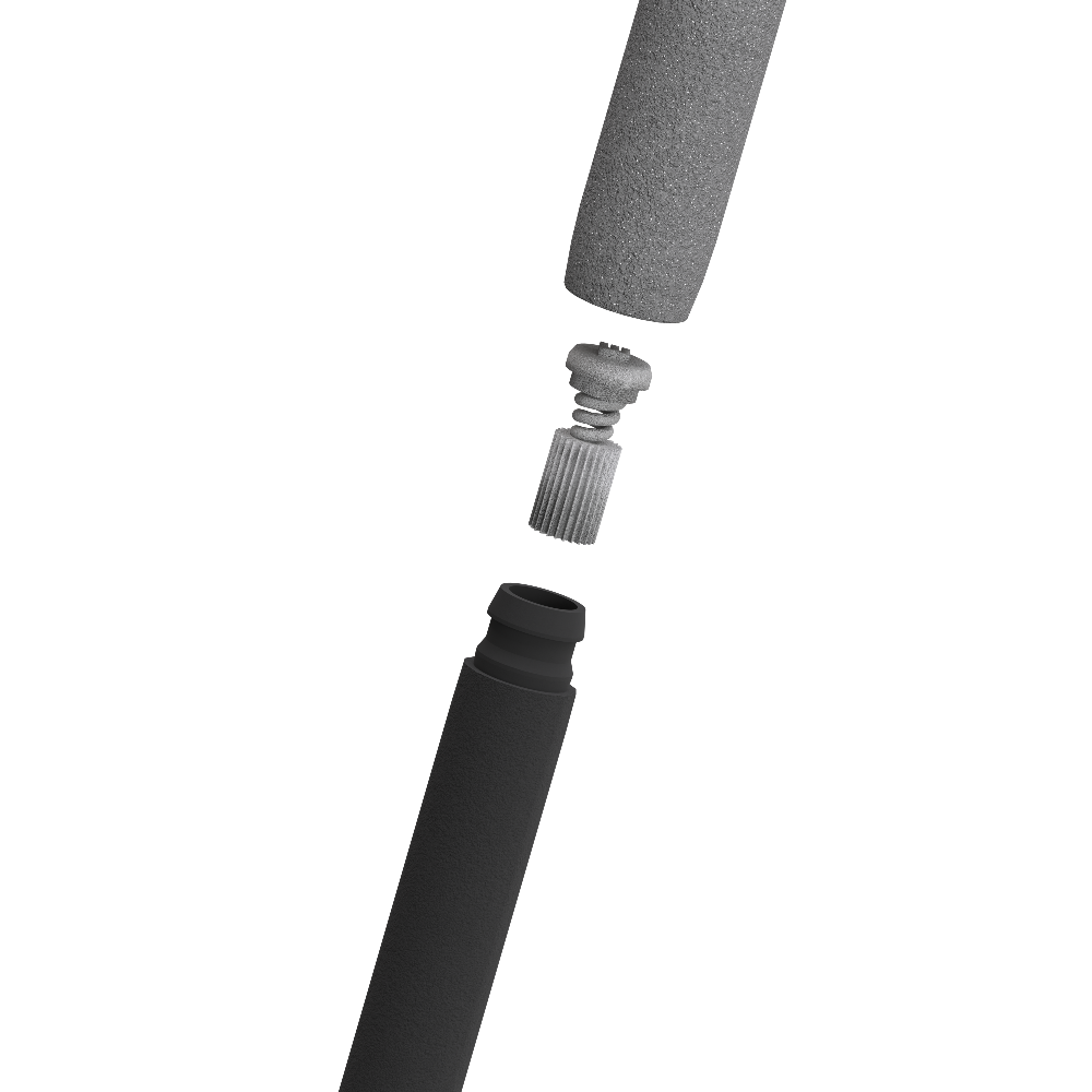Bacchette batteria professionali con tecnologia anti vibrazione hybrid 5a mh1 mhadly esploso prospettico