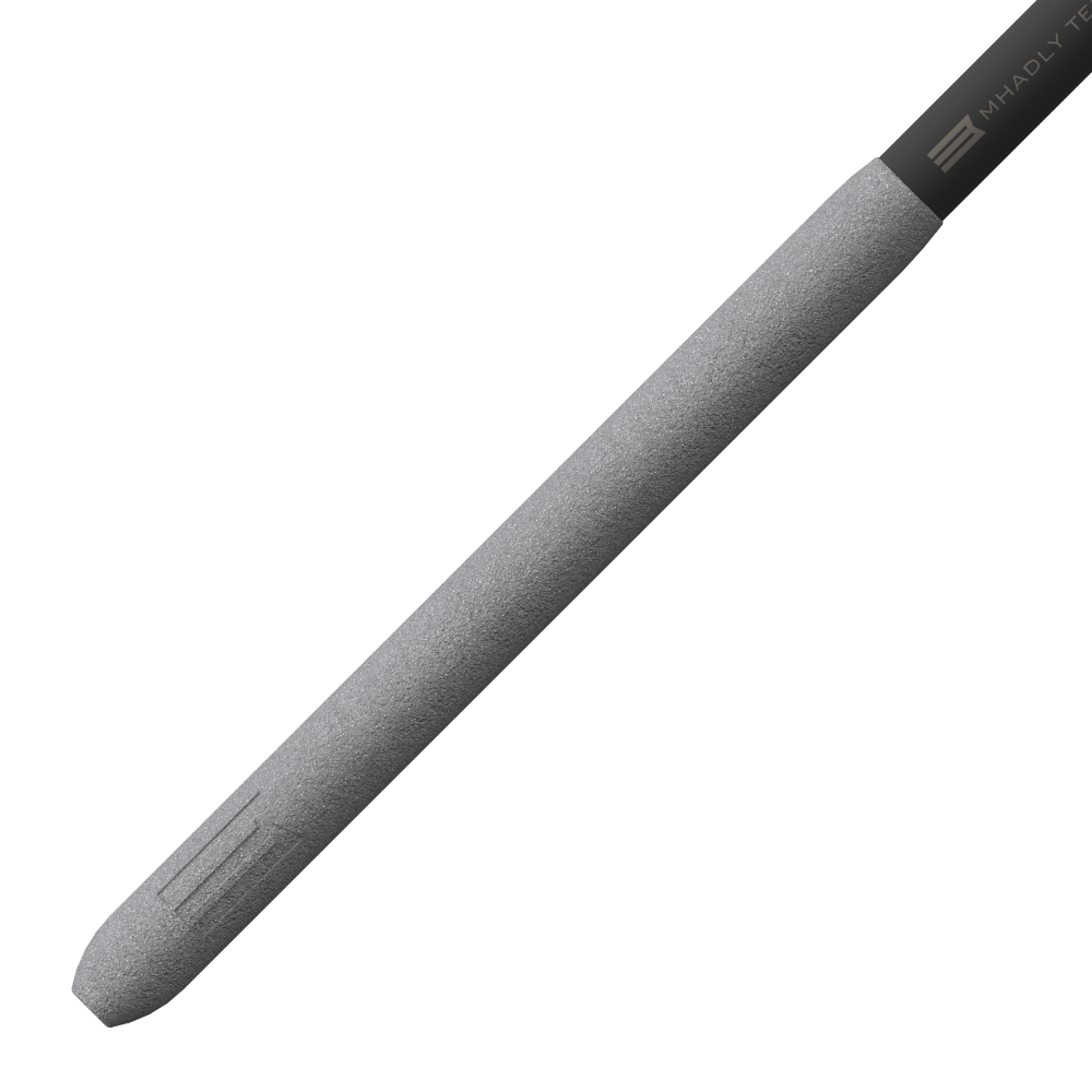 professional drumsticks with anti-vibration technology hybrid 5a mh2 mhadly end perspective