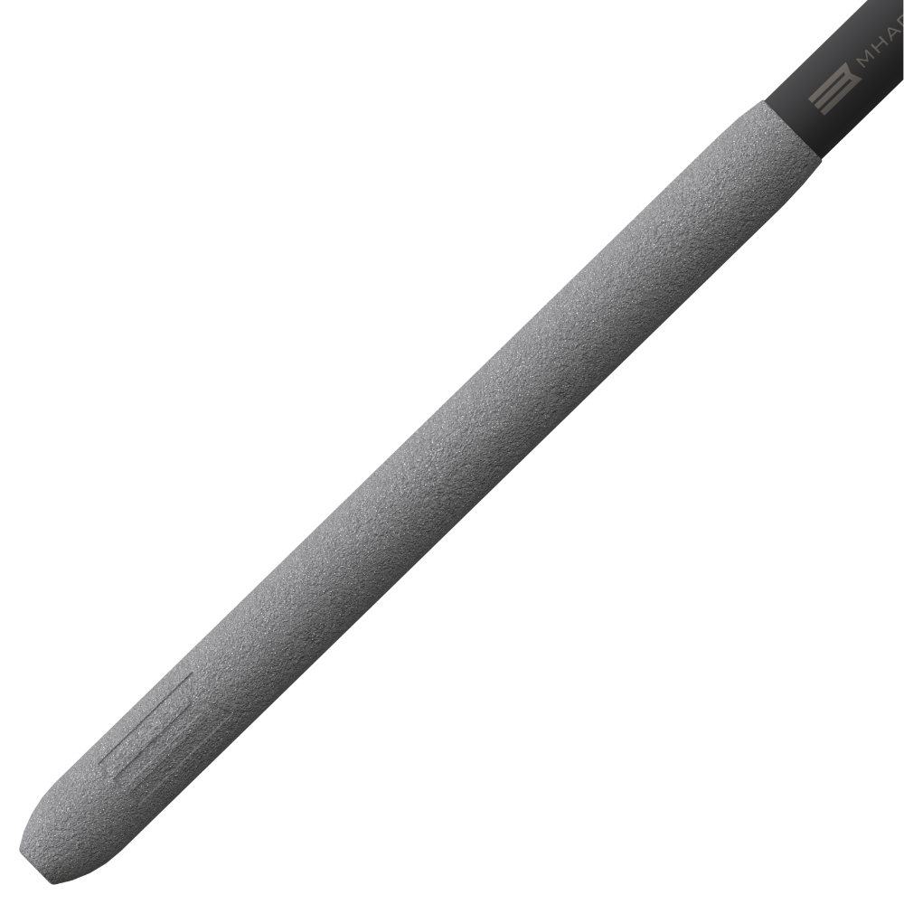 Bacchette batteria professionali con tecnologia anti vibrazione hybrid 5a mh3 mhadly terminale prospettico