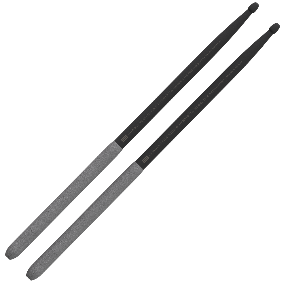 Mhadly Tech Sticks Hybrid Pro 5A, bacchette batteria in composito con sistema ammortizzante interno