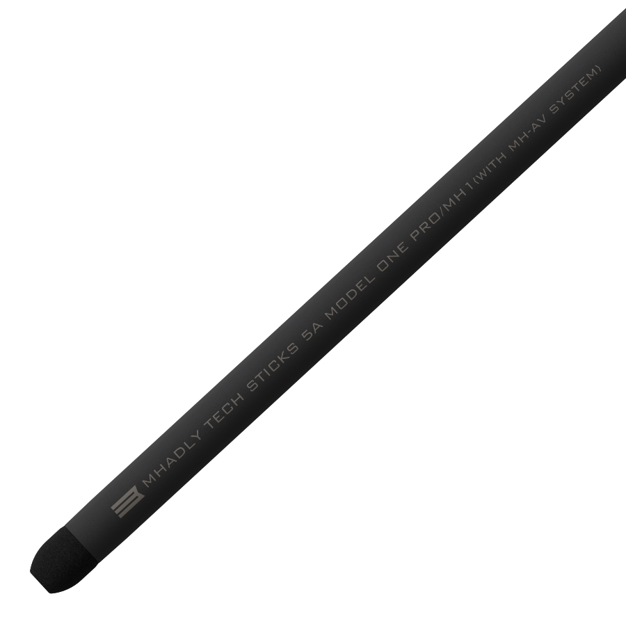 Bacchette batteria professionali con tecnologia anti vibrazione one 5a mh1 mhadly dettaglio terminale
