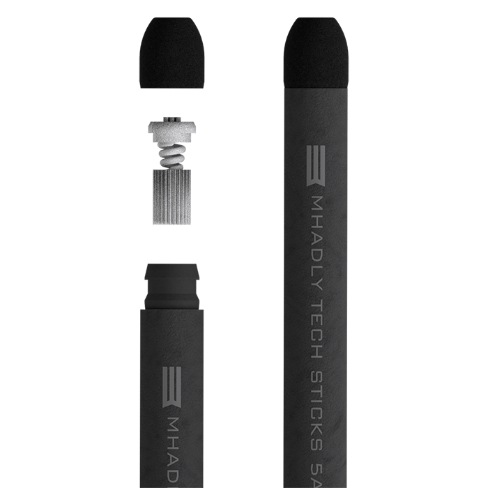 Mhadly Tech Sticks Model One Pro technical design, the evolution of composite drumsticks