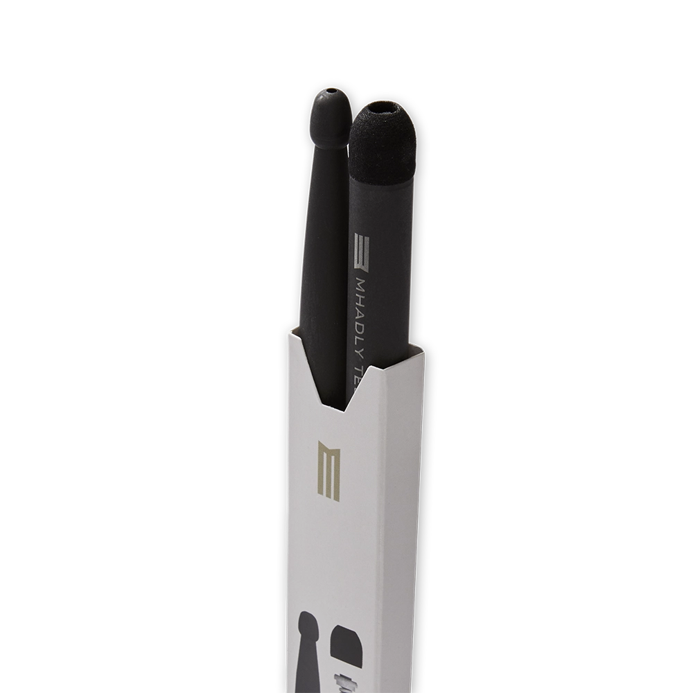 bacchette per batteria con tecnologia anti vibrazione modello tech sticks dettaglio punta terminale modello model one 5b mh2