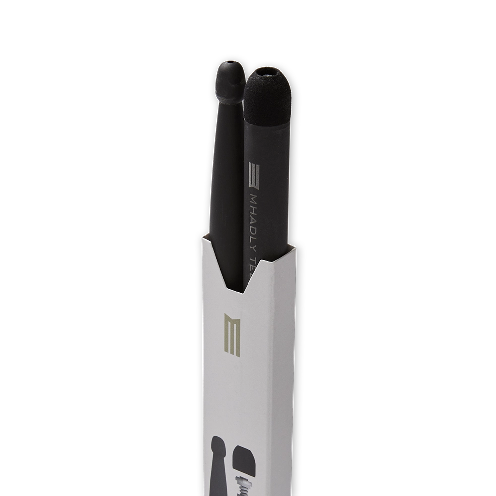 bacchette per batteria con tecnologia anti vibrazione modello tech sticks dettaglio punta terminale modello model one 5b mh3