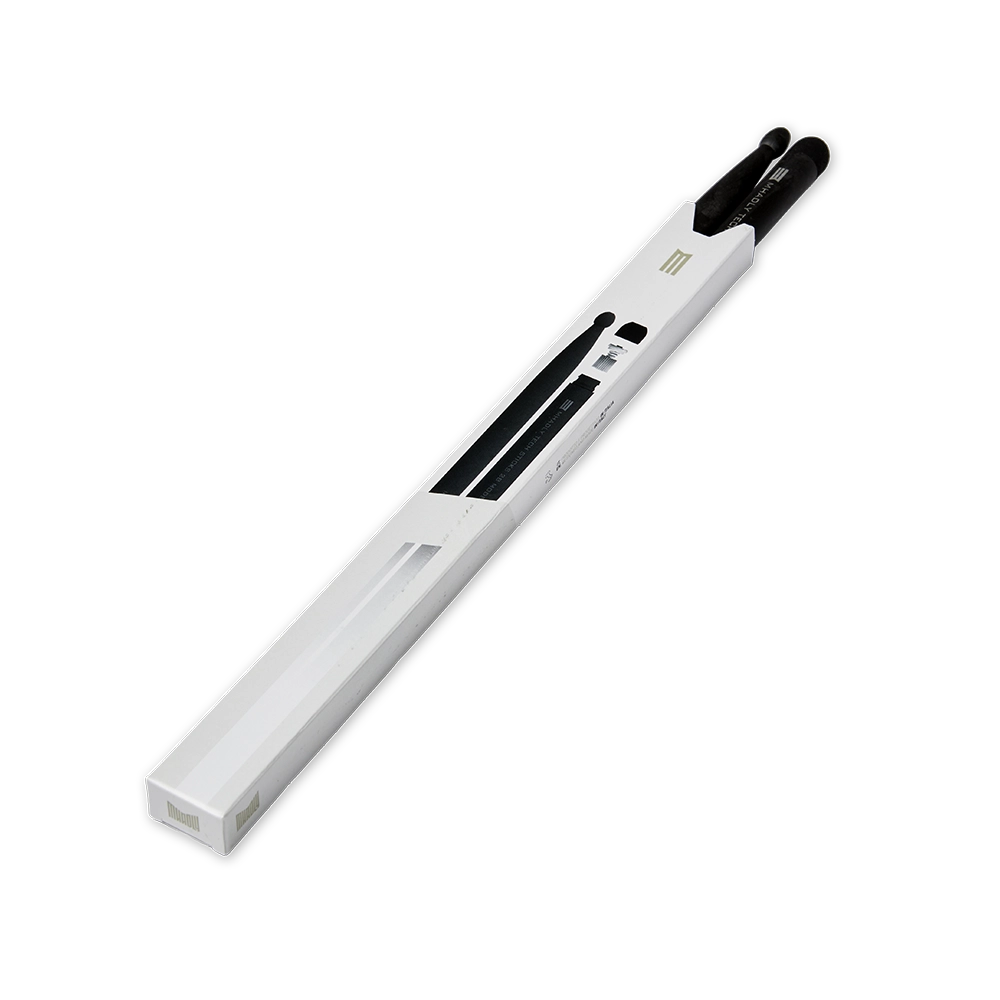bacchette per batteria con tecnologia anti vibrazione modello tech sticks dettaglio dettaglio pack con punta terminale modello model one 2b mh3
