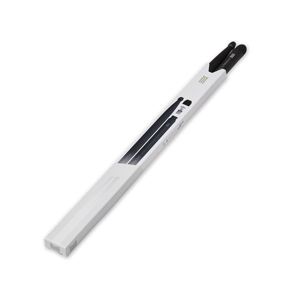 bacchette per batteria con tecnologia anti vibrazione modello tech sticks dettaglio dettaglio pack con punta terminale modello model one 5a mh2