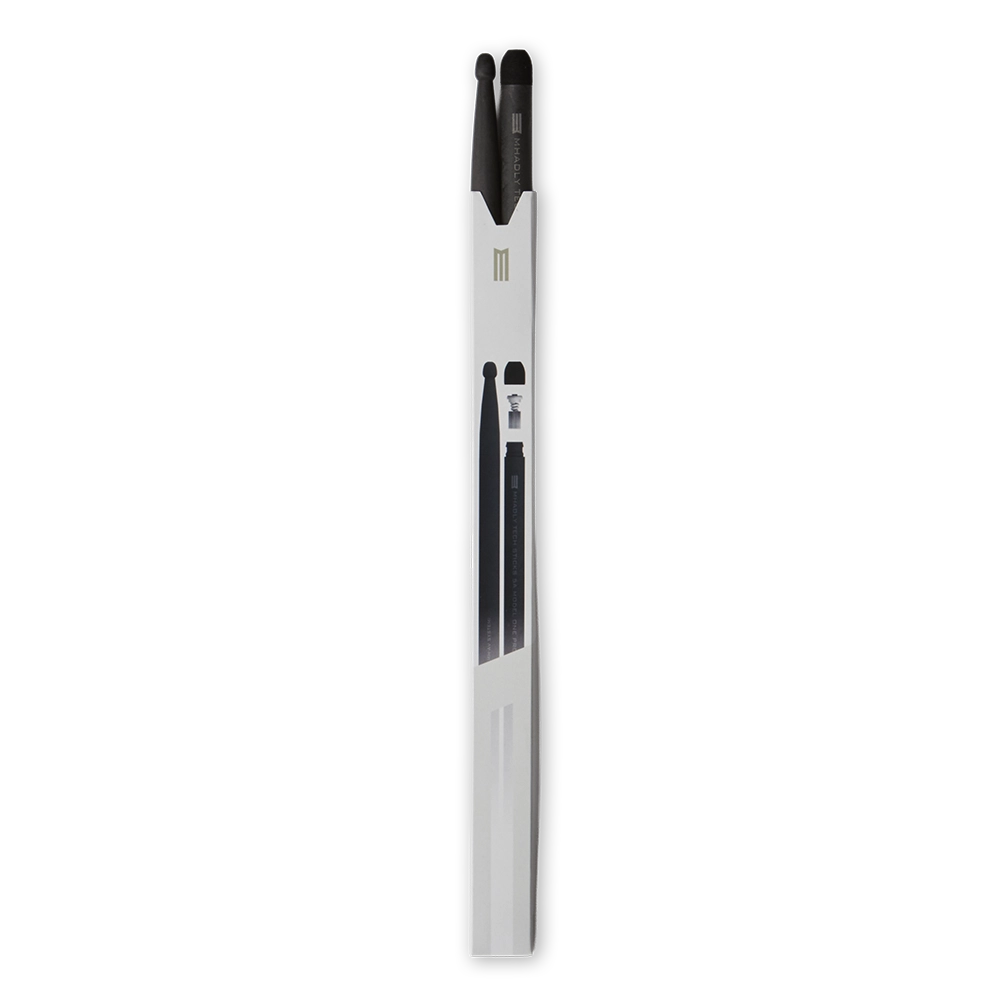 bacchette per batteria con tecnologia anti vibrazione modello tech sticks dettaglio pack con punta terminale modello model one 5a mh2