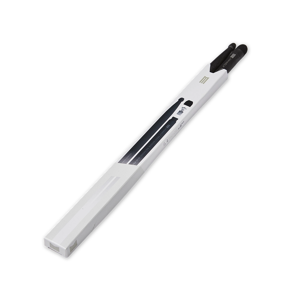 bacchette per batteria con tecnologia anti vibrazione modello tech sticks dettaglio dettaglio pack con punta terminale modello model one 5a mh3