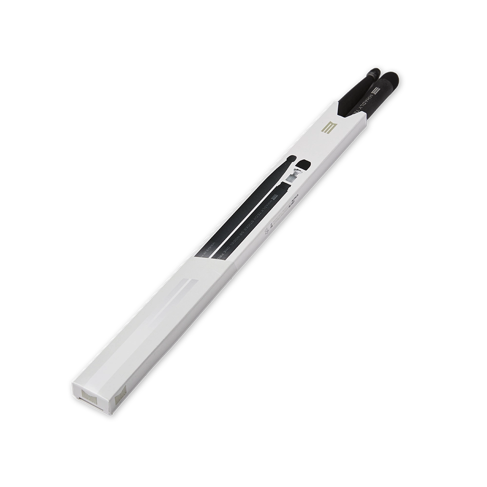 bacchette per batteria con tecnologia anti vibrazione modello tech sticks dettaglio dettaglio pack con punta terminale modello model one 5b mh2