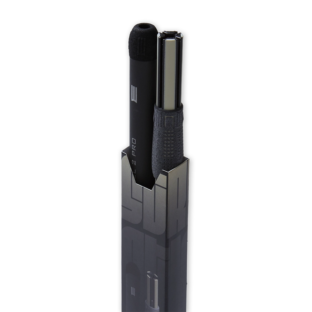 bacchette per batteria con tecnologia anti vibrazione modello tech sticks dettaglio punta terminale modello street sticks quantum model 2 pro