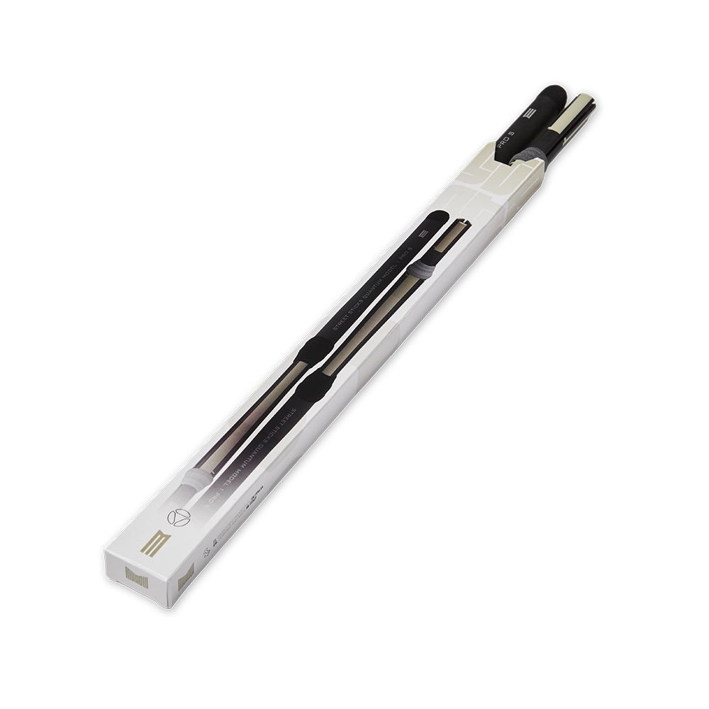 bacchette per batteria con tecnologia anti vibrazione modello tech sticks dettaglio pack con punta terminale modello street sticks quantum model  1 
pro s