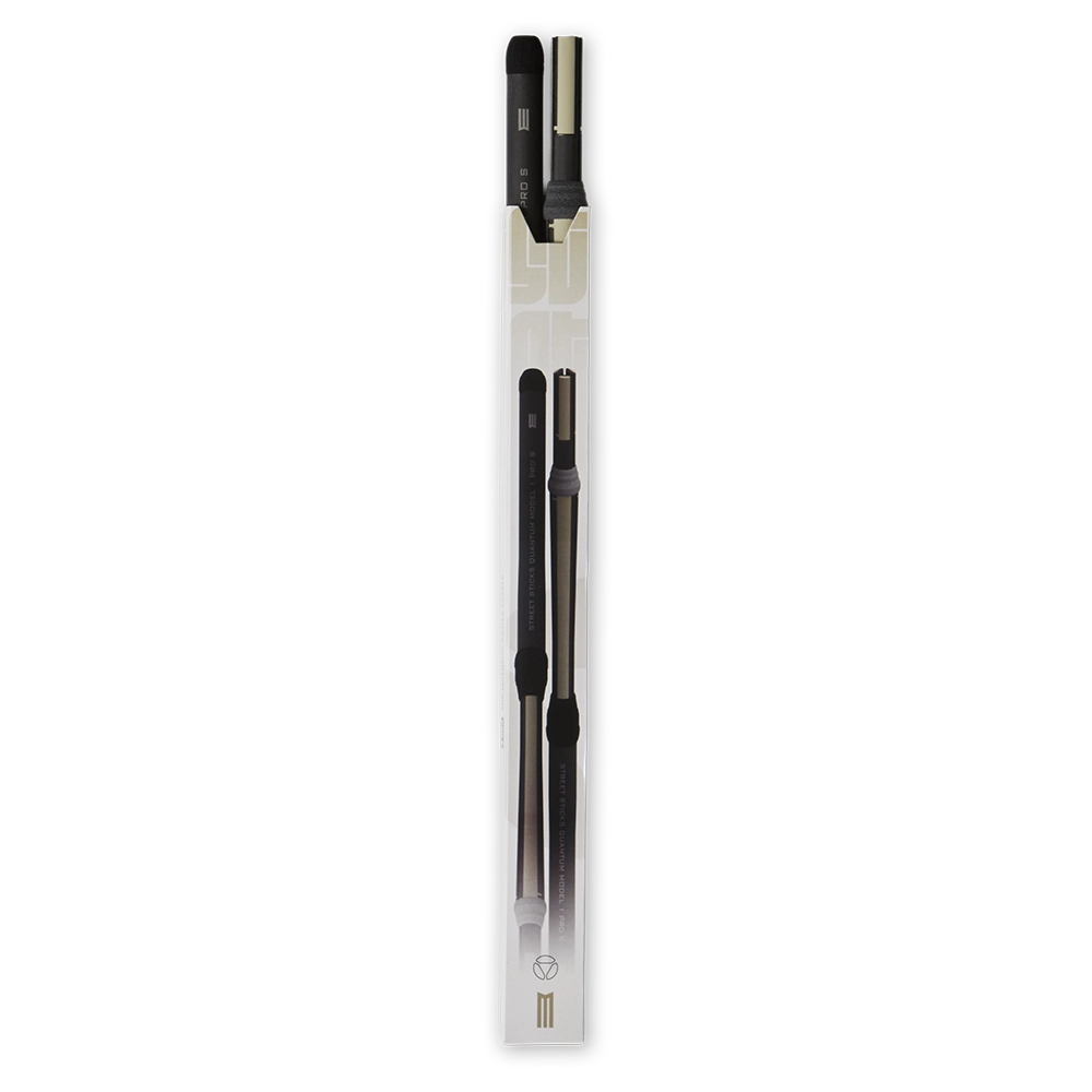 bacchette per batteria con tecnologia anti vibrazione modello tech sticks dettaglio pack con punta terminale modello street sticks quantum model   1 pro s
