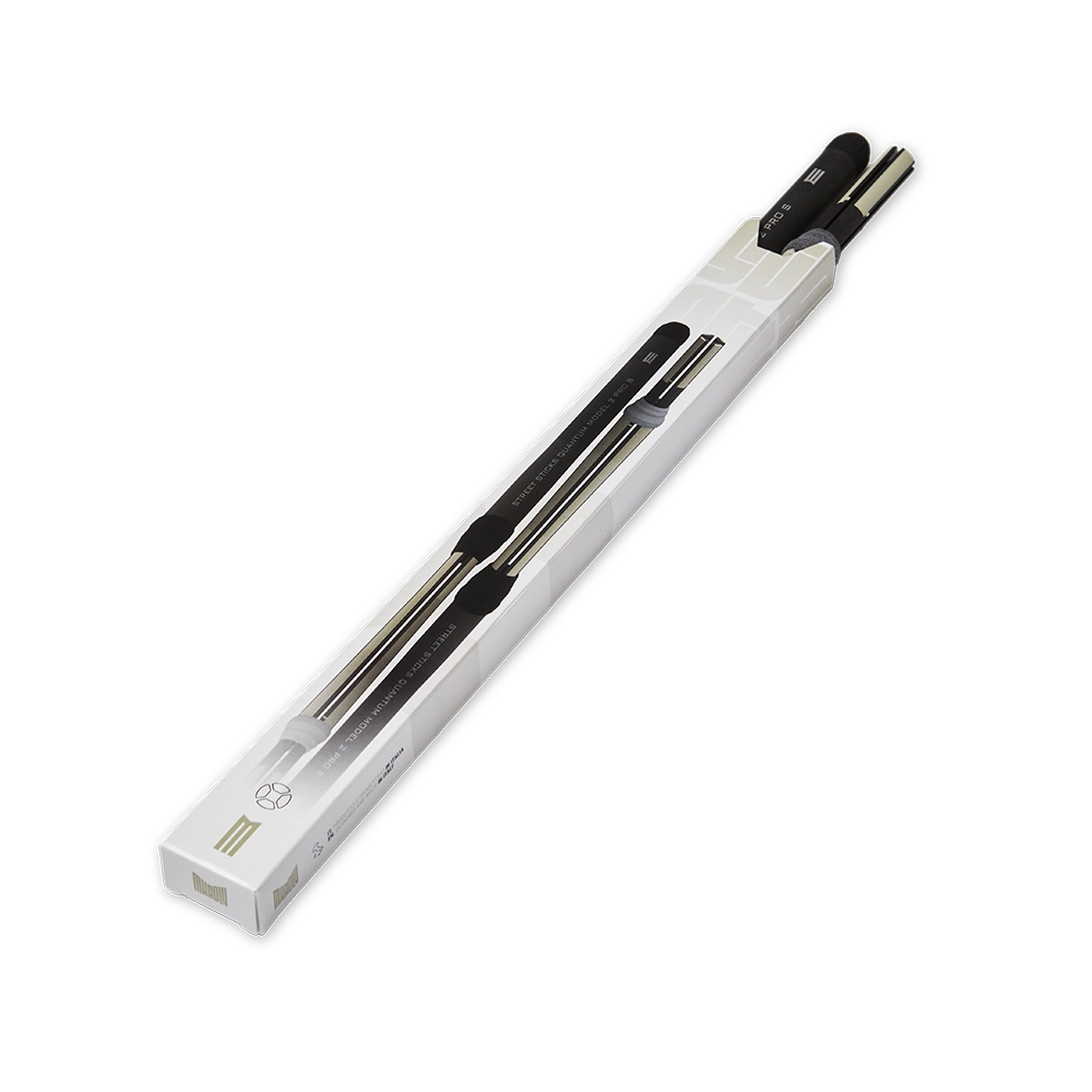 bacchette per batteria con tecnologia anti vibrazione modello tech sticks dettaglio pack con punta terminale modello street sticks quantum model 4 pro s