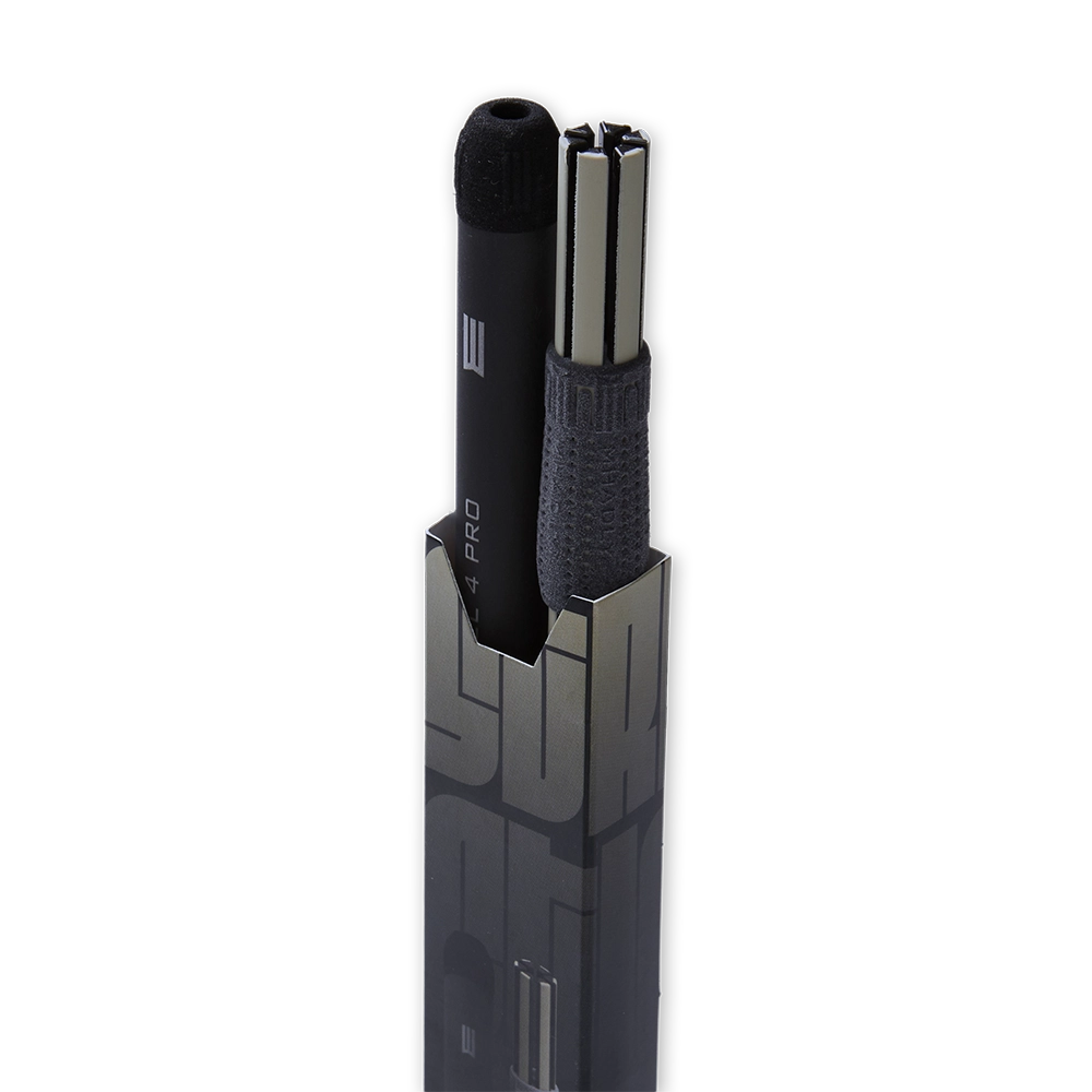 bacchette per batteria con tecnologia anti vibrazione modello tech sticks dettaglio punta terminale modello street sticks quantum model 4 pro
