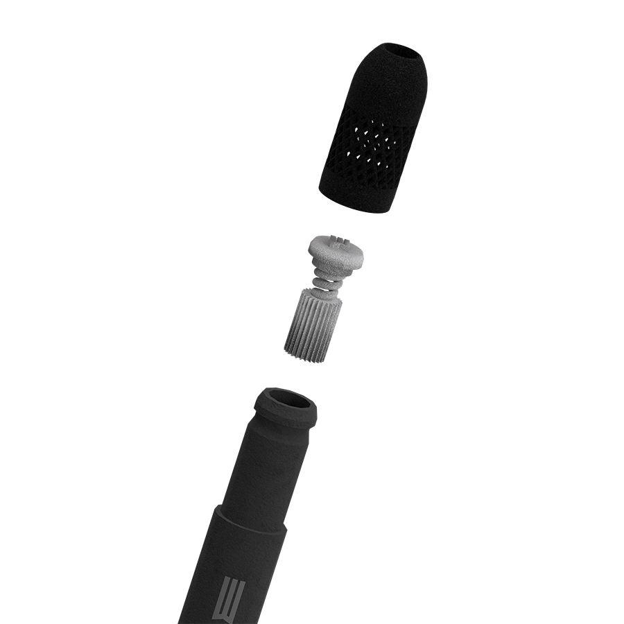 Bacchette batteria professionali con tecnologia anti vibrazione pro evo1 mh3 mhadly dettaglio punta