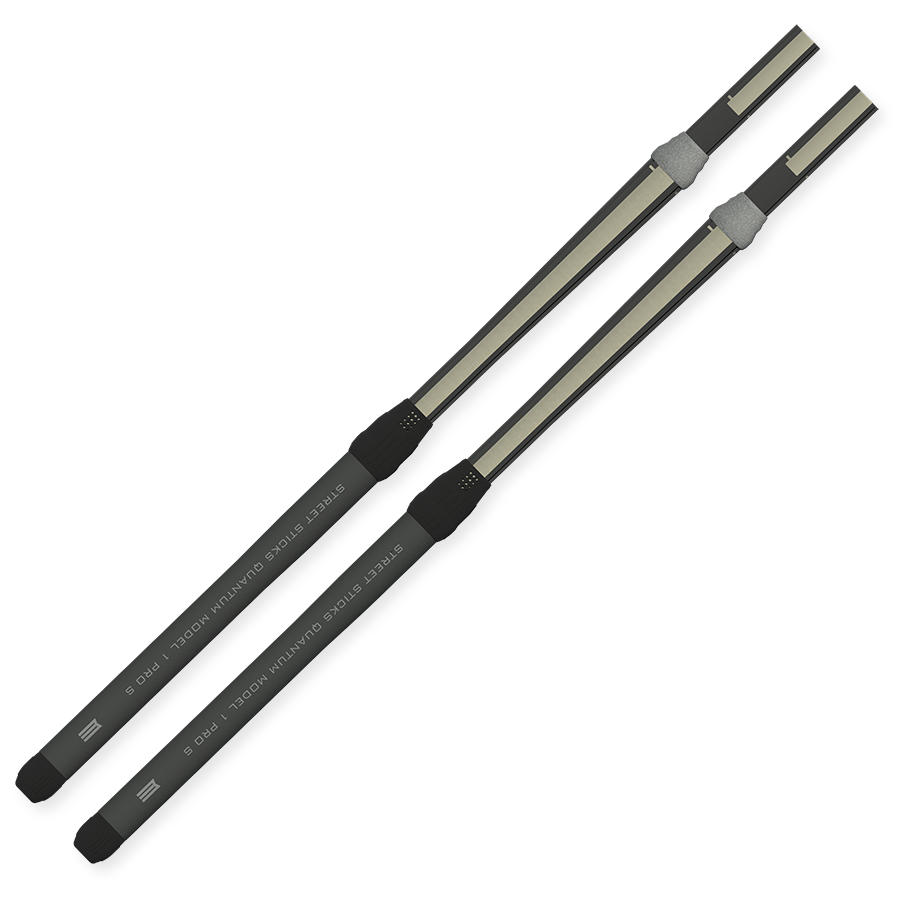 Coppia di bacchette per batteria anti-vibrazione Mhadly Street Sticks Model 1 PROS