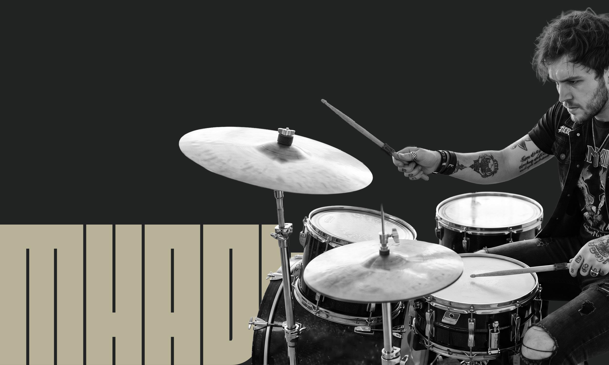 Mhadly One, universal vibration dampener for drumsticks 7a 5a 5b 2b, concretely reduces vibrations by 50%